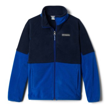 Columbia Jas Jongens, Basin Trail Branded Full Zip Fleece Donkerblauw, 53CFMURVA